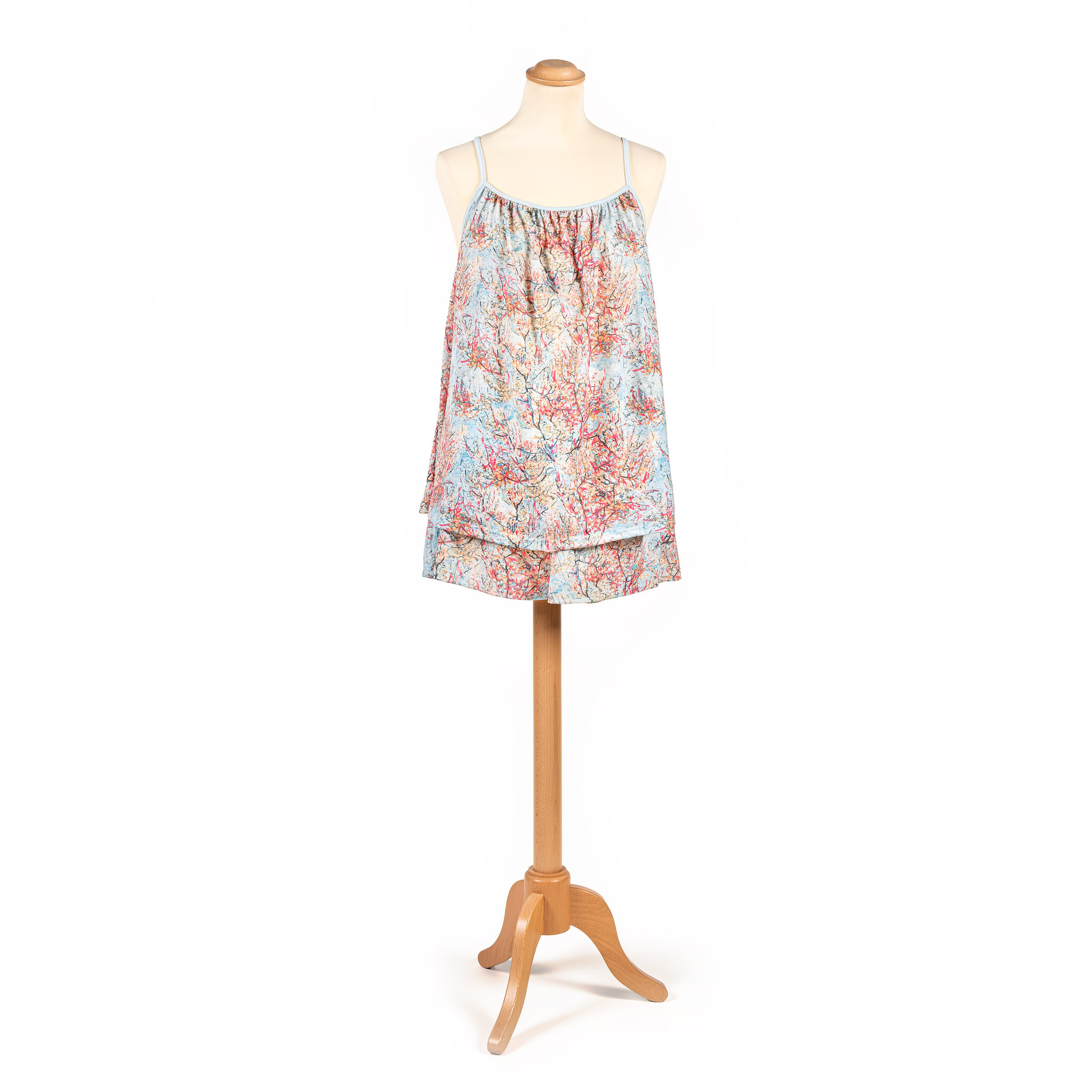 Yoga clothing set Van Gogh | Pink Peach Trees