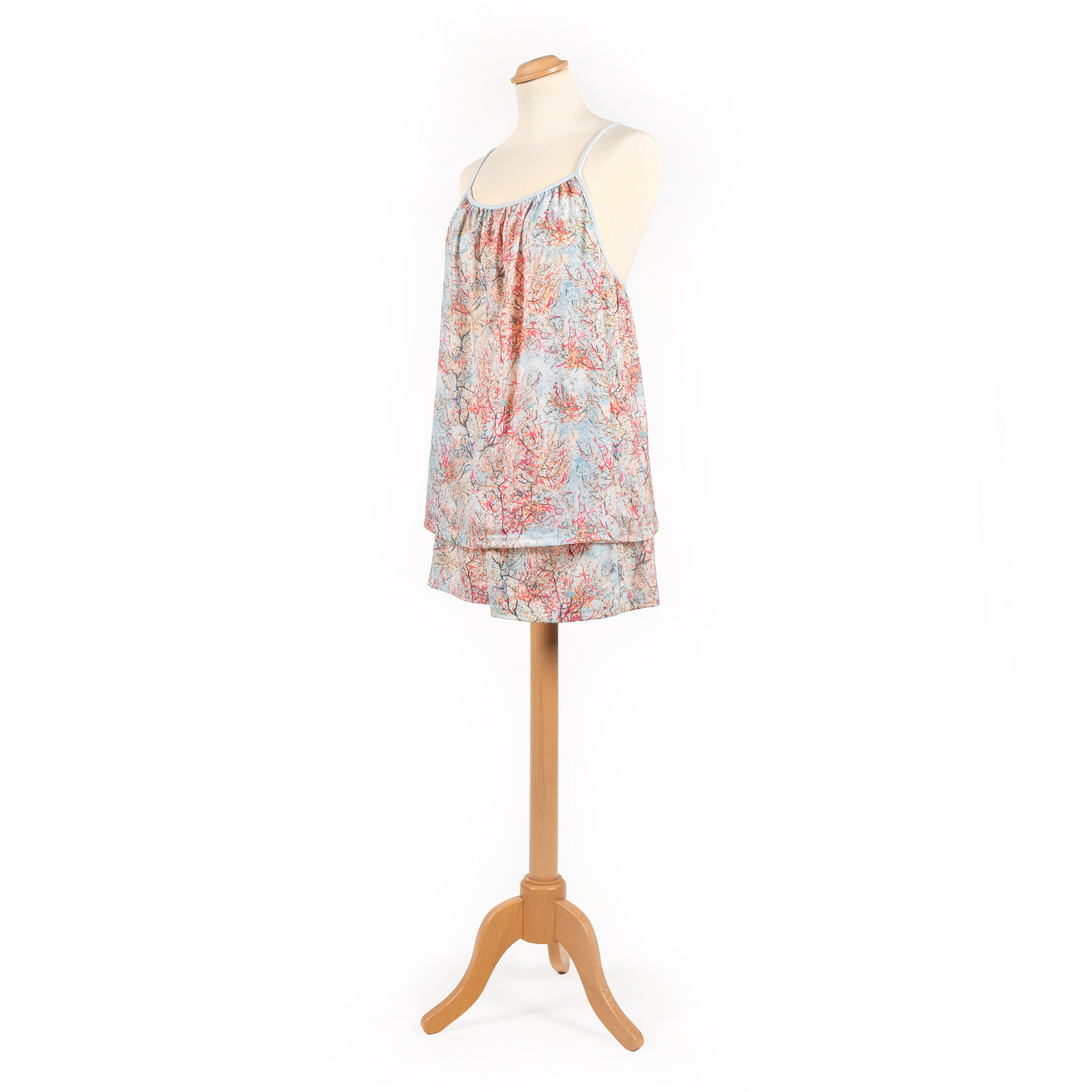 Yoga clothing set Van Gogh | Pink Peach Trees
