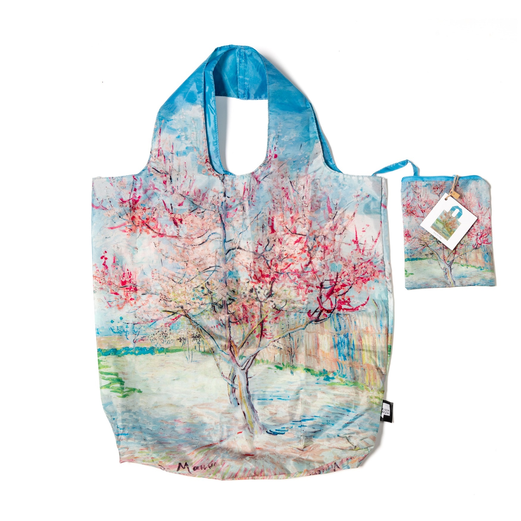 Draagtas Van Gogh |  Roze Perzikbomen