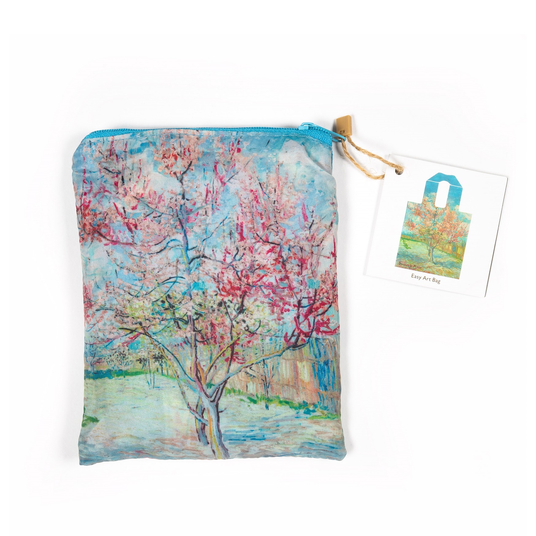 Draagtas Van Gogh |  Roze Perzikbomen