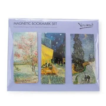 Magnetic bookmarks Van Gogh set of 3A