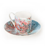 Espresso set van Gogh | Roze perzikbomen