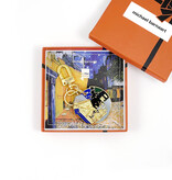 Bag charm Van Gogh | Terrace of a Café at Night