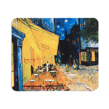 Mouse mat| Terrace of a Café at Night