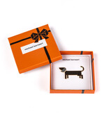Brooch Dachshund - black  + Michael Barnaart