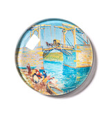 Glass magnet XL Van Gogh | Bridge at Arles