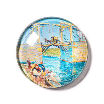 Glass magnet XL Van Gogh | Bridge at Arles