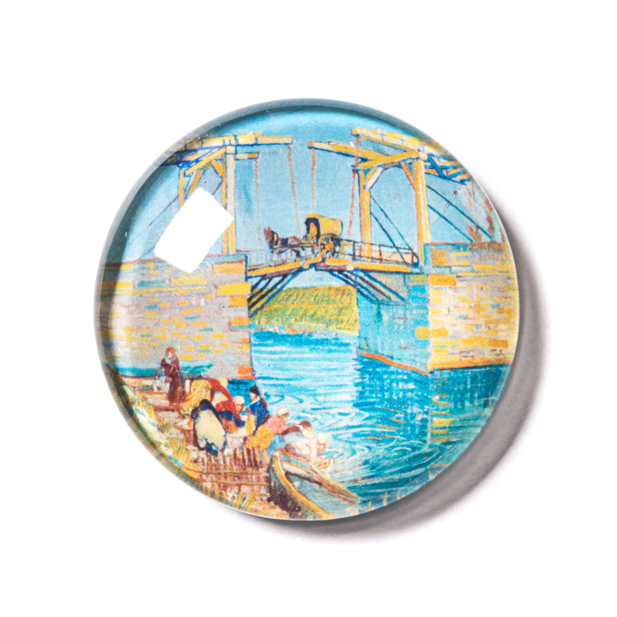 Glass magnet XL Van Gogh | Bridge at Arles