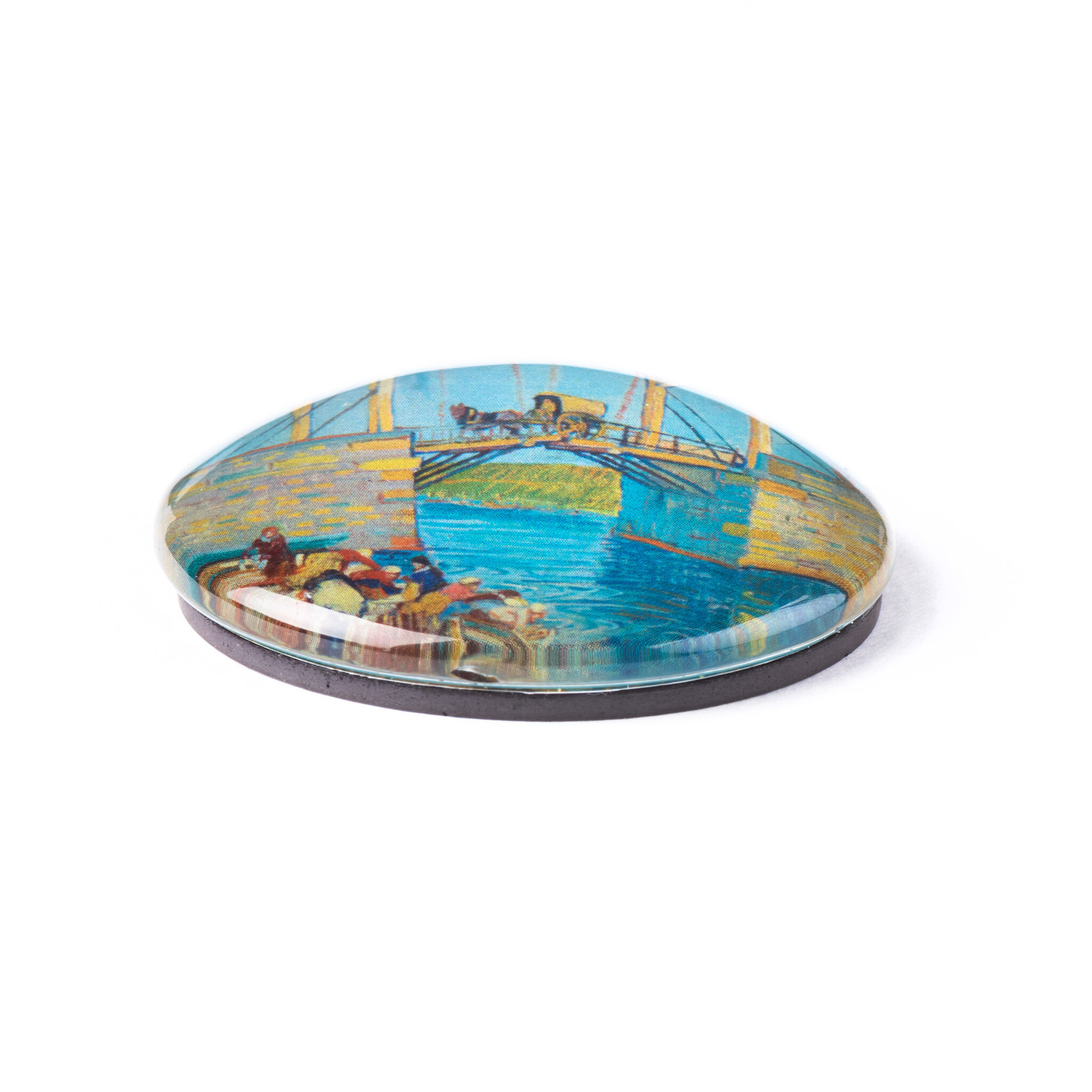 Glass magnet XL Van Gogh | Bridge at Arles