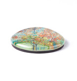 Glass magnet XL Van Gogh | Pink Peach Trees