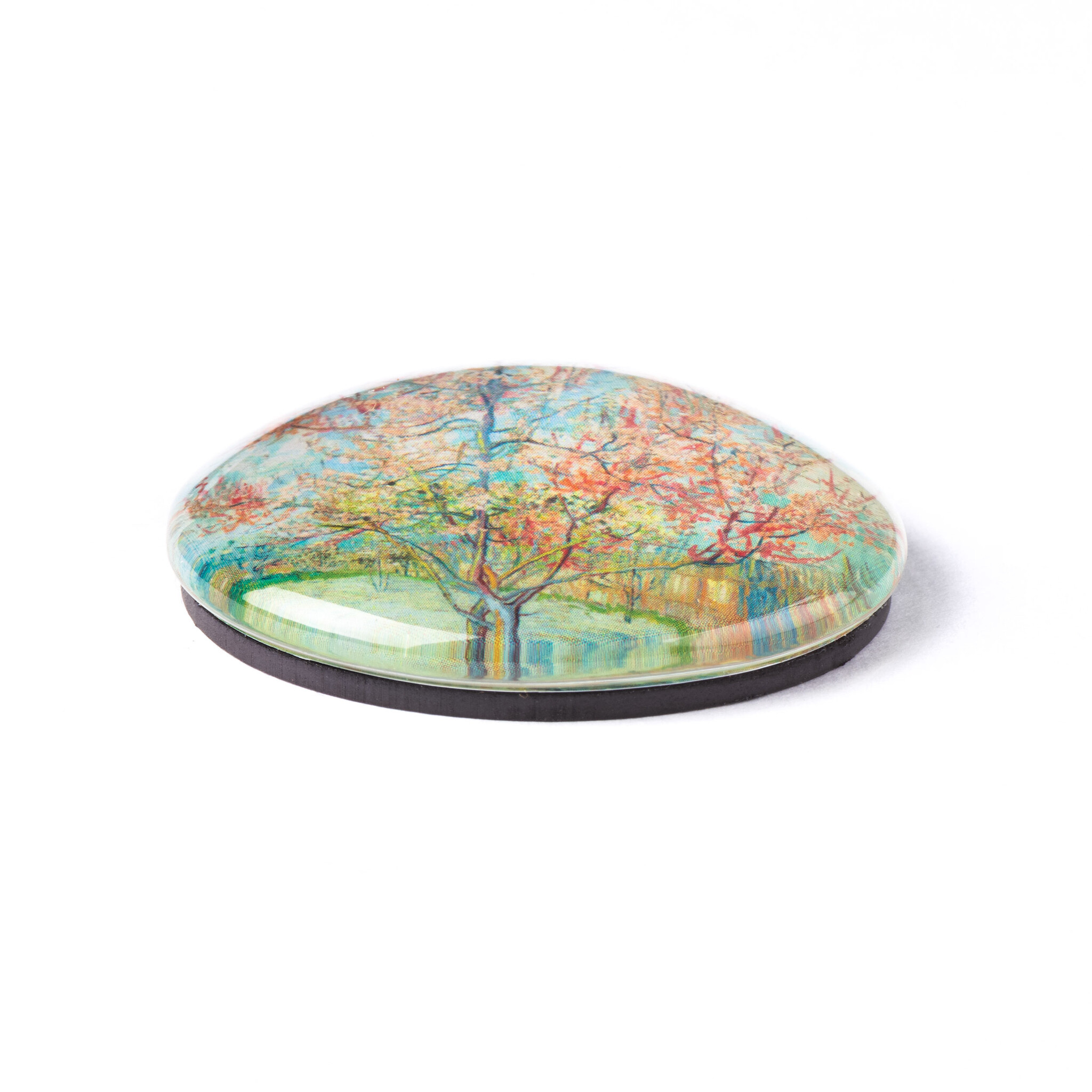 Glass magnet XL Van Gogh | Pink Peach Trees