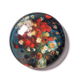 Glass magnet XL Van Gogh | Still Life with Meadow Flowers and Roses