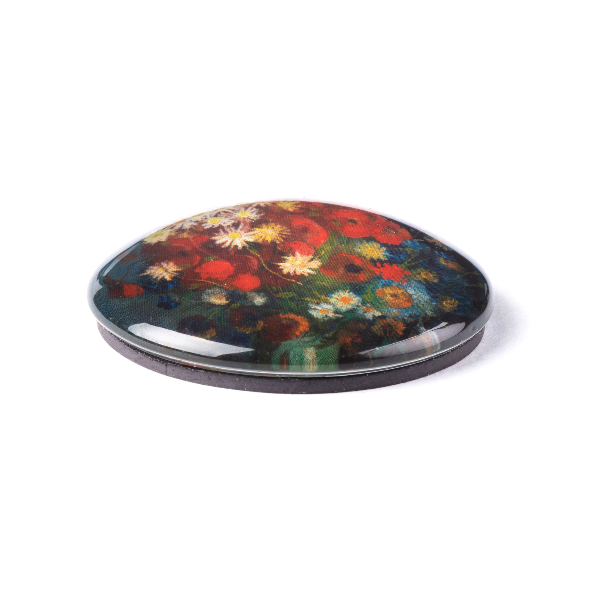 Glass magnet XL Van Gogh | Still Life with Meadow Flowers and Roses