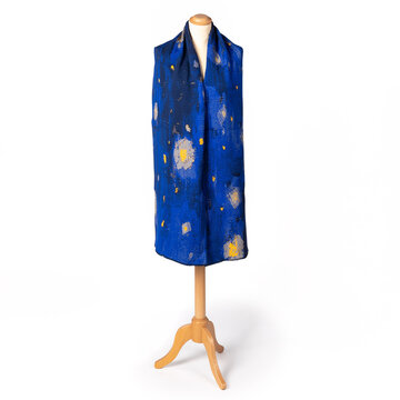 Scarf Van Gogh | Terrace of a café at night  + Michael Barnaart - stars