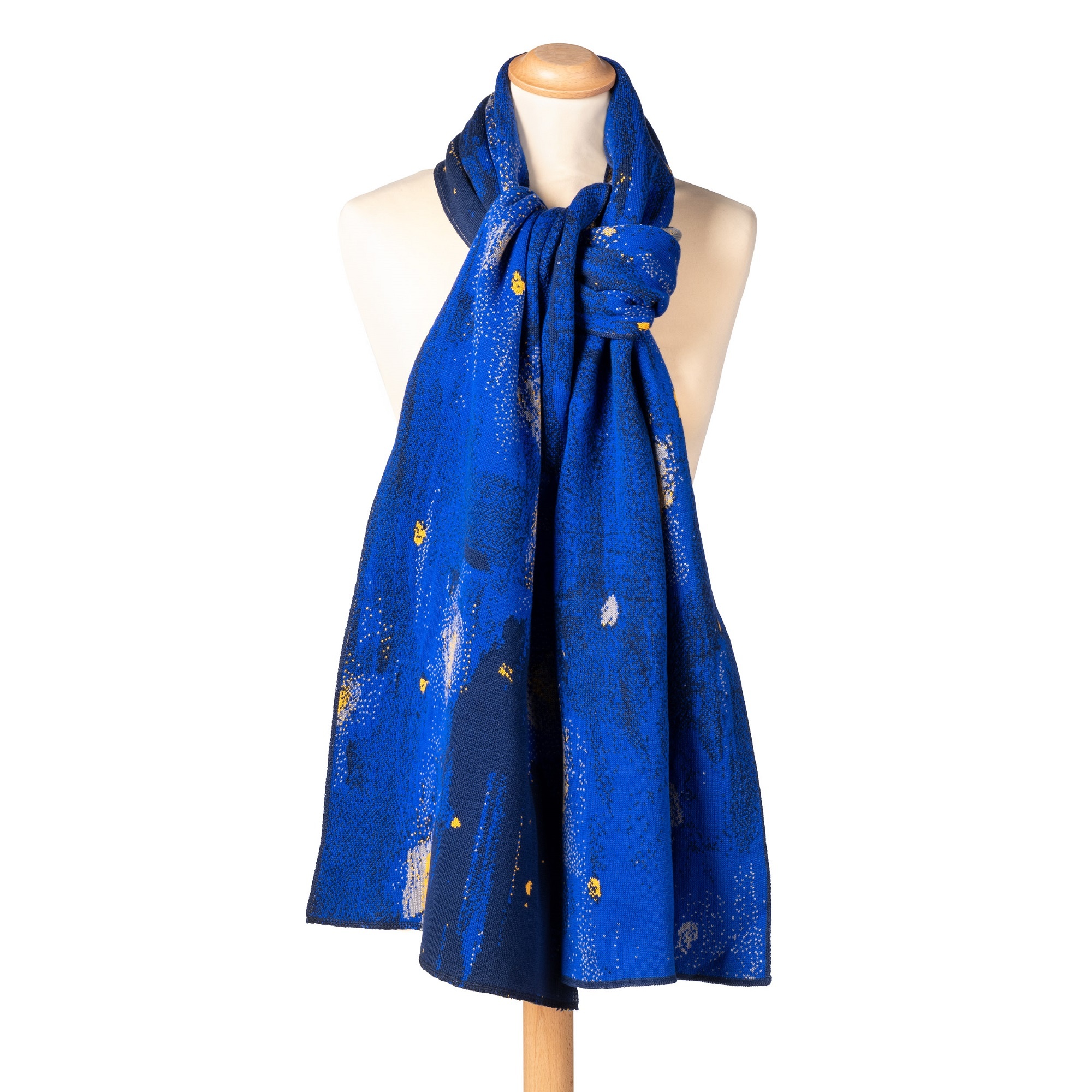 Scarf Van Gogh | Terrace of a café at night  + Michael Barnaart - stars