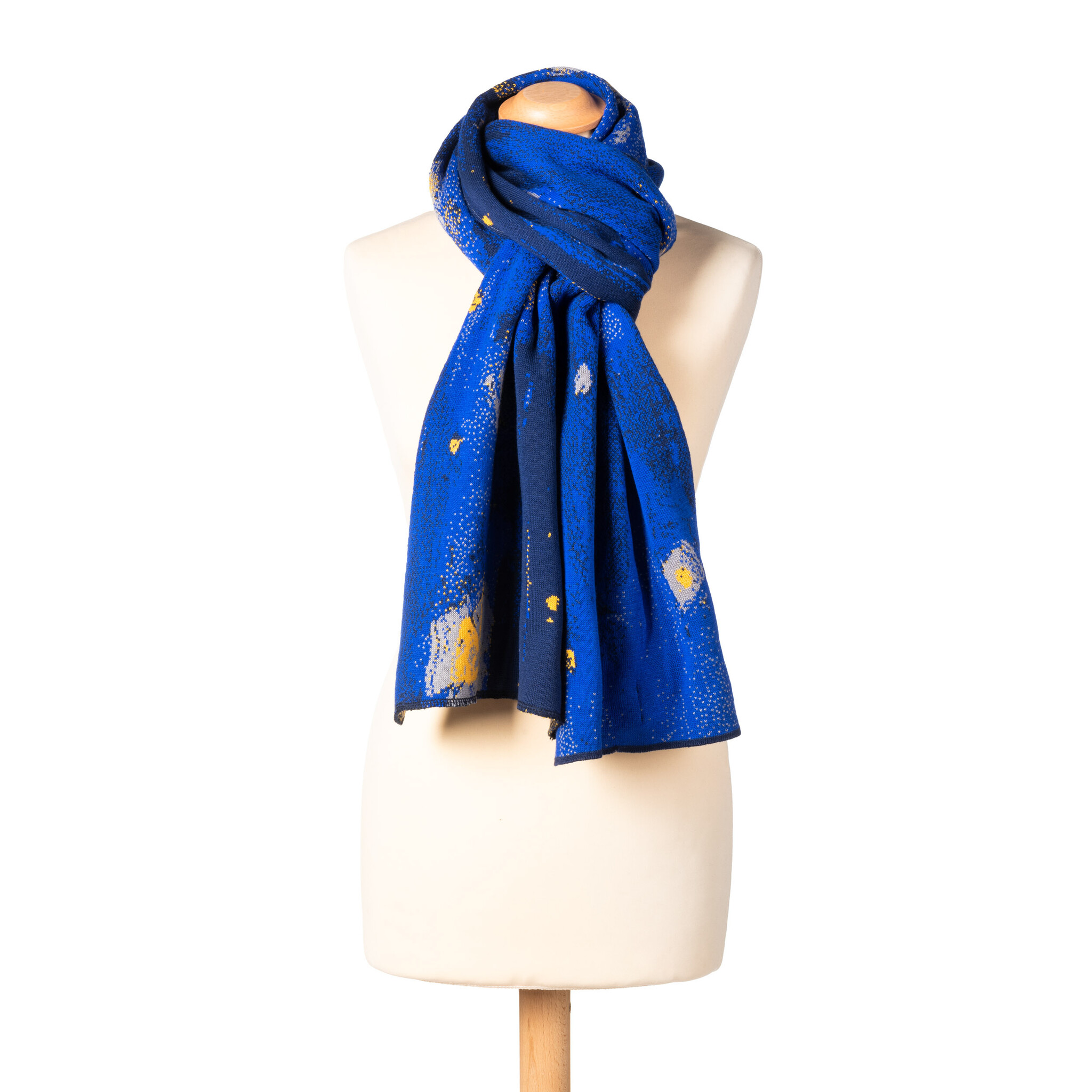 Scarf Van Gogh | Terrace of a café at night  + Michael Barnaart - stars