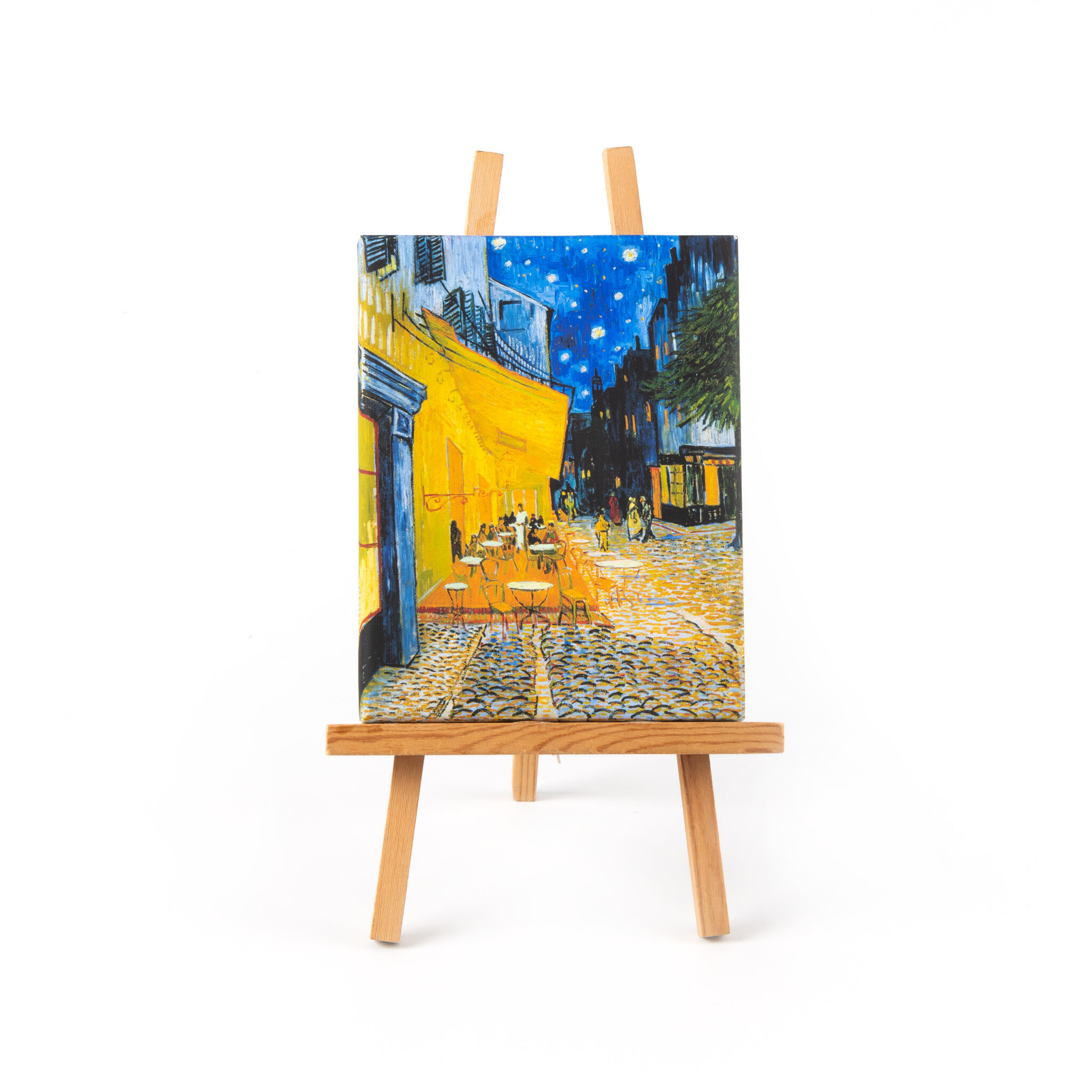 Mini canvas | Terrace of a Café at Night