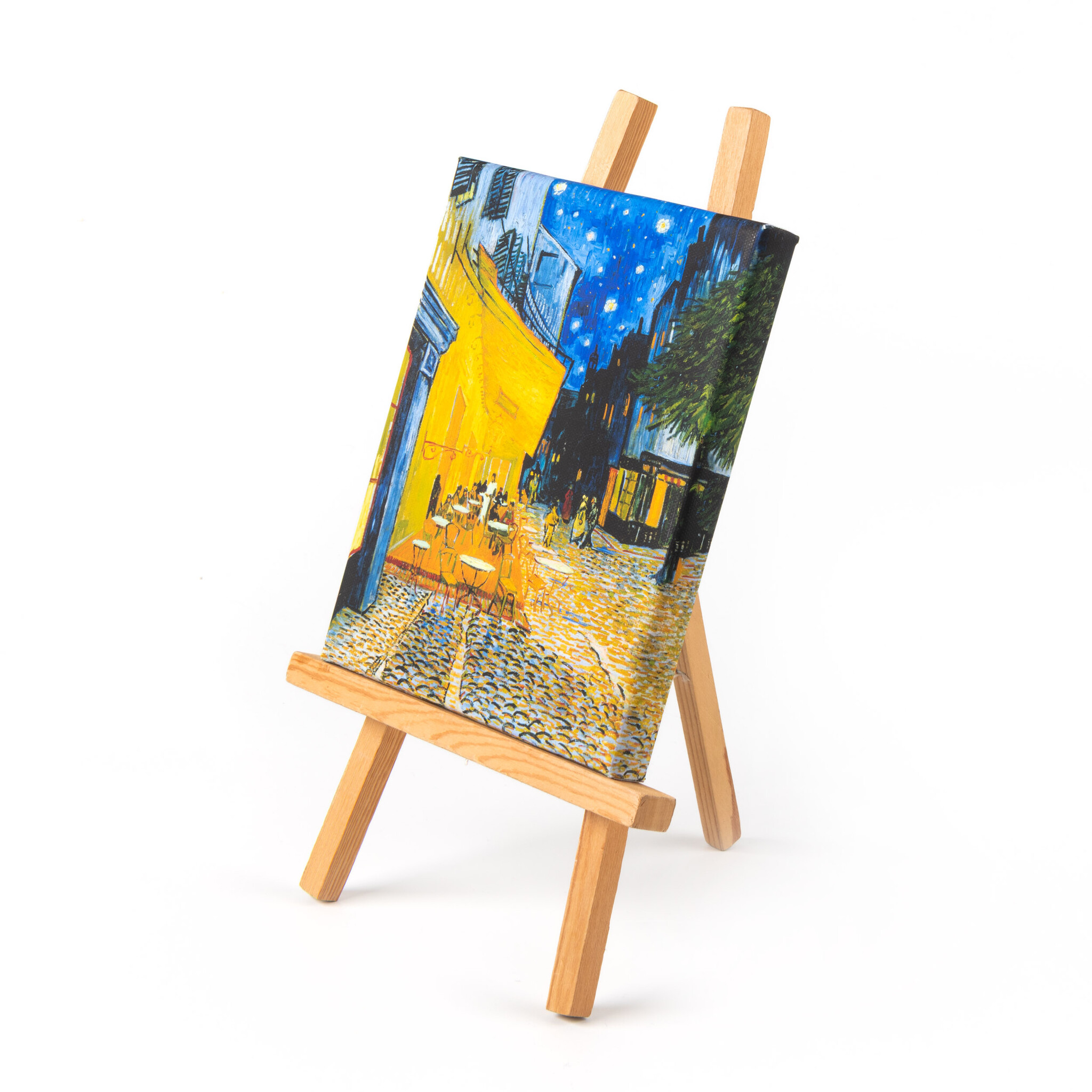 Mini canvas | Terrace of a Café at Night