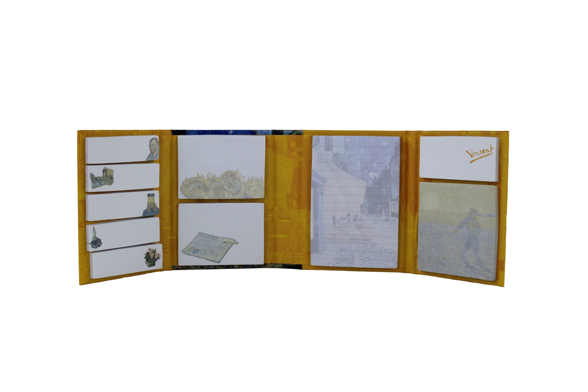 Sticky notes Van Gogh | Caféterras bij nacht