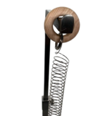 Wooden puppet Van Gogh on a Spring