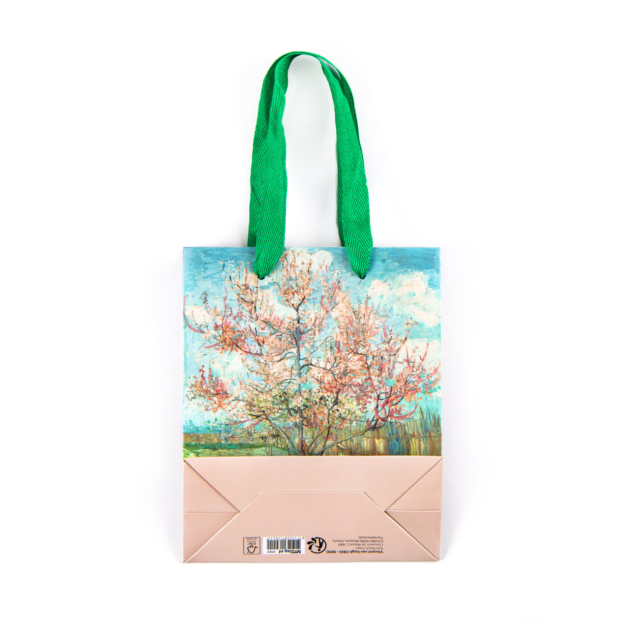 Gift bag  Van Gogh | Pink Peach trees