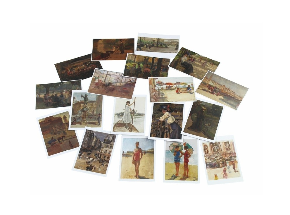 Postcard set Isaac Israels