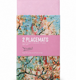 Placemat set van twee Van Gogh | Roze Perzikbomen