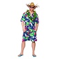Hawaii shirt met broek blauw groene bladeren