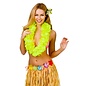 Hawaii slinger geel grote bloemen (11.5cm)