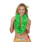 Hawaii slinger groen grote bloemen (11.5cm)