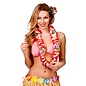 Hawaii slinger roze bloemen (8.5cm)
