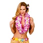 Hawaii slinger paarse bloemen (11.5cm)