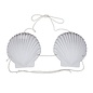 Schelpen BH wit 15cm
