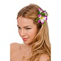 Haarclip hawaii bloem paars