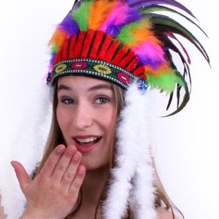 Indianen tooi multi kleuren luxe