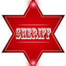 Sheriffster met lampjes