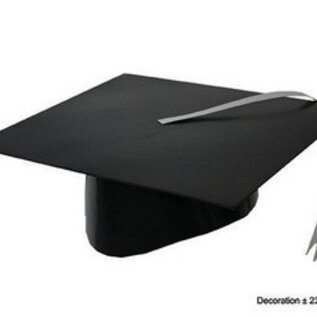 Geslaagde hoed tafel / wanddecoratie 33cm