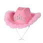 Roze cowboyhoed luxe