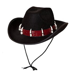 Cowboyhoed met haaientanden