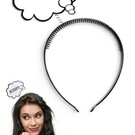 Diadeem met denkwolkje