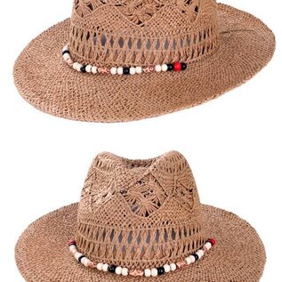 Ibiza stijl kojachoedje stro gekleurde band