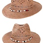 Ibiza stijl kojachoedje stro gekleurde band
