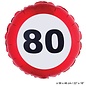 Folie ballon leeftijd 80