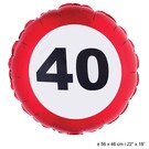Folie ballon leeftijd 40