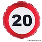 Folie ballon leeftijd 20
