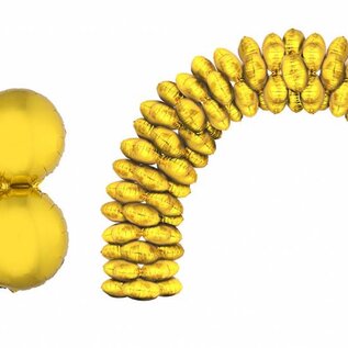 Grote ballonboog folieballonen Goud