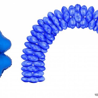 Ballonboog folieballonnen hart Blauw