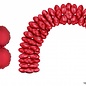 Ballonboog folieballonnen rond Rood