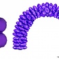 Ballonboog folieballonnen rond Paars
