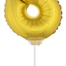 Folie opblaascijfer 8 Goud